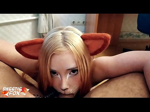 ❤️ Kitsune loro dick na kụkọba n'ọnụ ya ️❌ Mmekọahụ ️❤